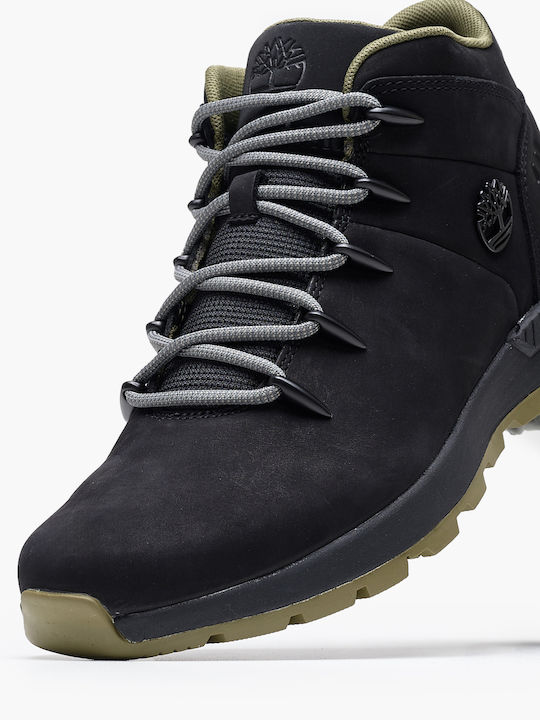 Timberland Men's Leather Military Boots Black