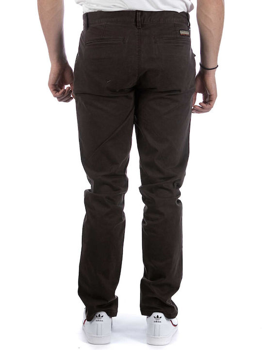 Napapijri Mana Wint 3 Men's Trousers Chino in Regular Fit Brown