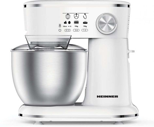 Heinner Stand Mixer 1000W with Stainless Mixing Bowl 5lt