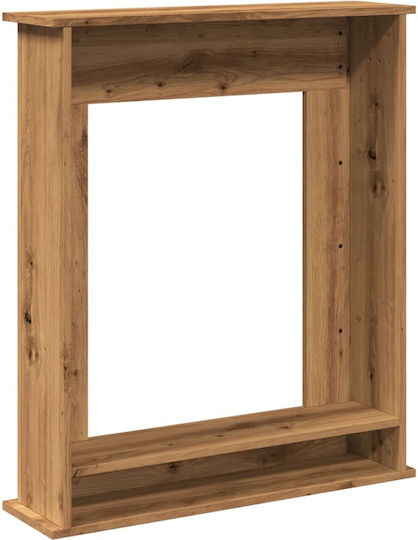 vidaXL Ξύλινη Πρόσοψη Τζακιού 75x87.5cm