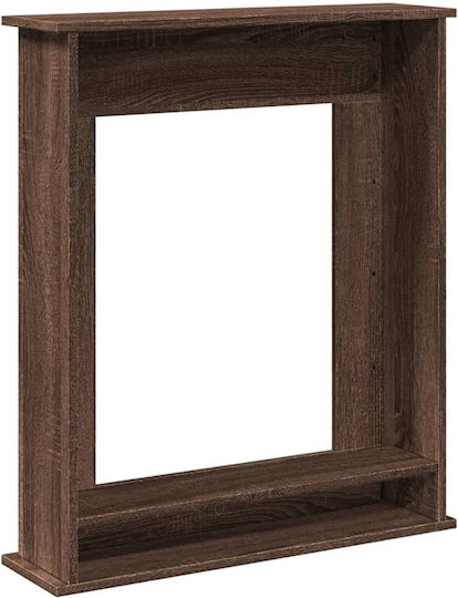 vidaXL Wooden Fireplace Mantel 75x87.5cm