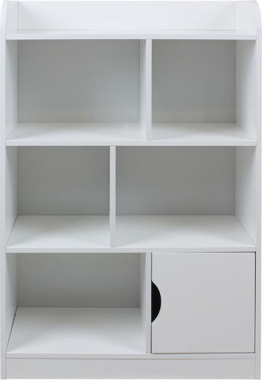 Bibliotecă pardoseală Lemn Alb 30x60x90cm