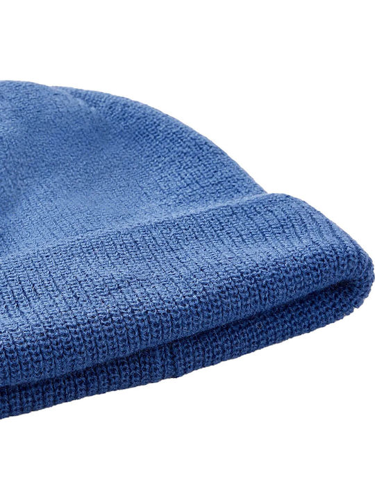 Beanie Unisex Beanie Knitted in Navy Blue color