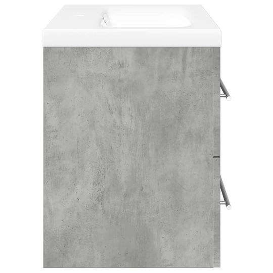 vidaXL Πάγκος με Νιπτήρα Μ60xΒ48xΥ38.5cm Γκρι Σκυροδέματος