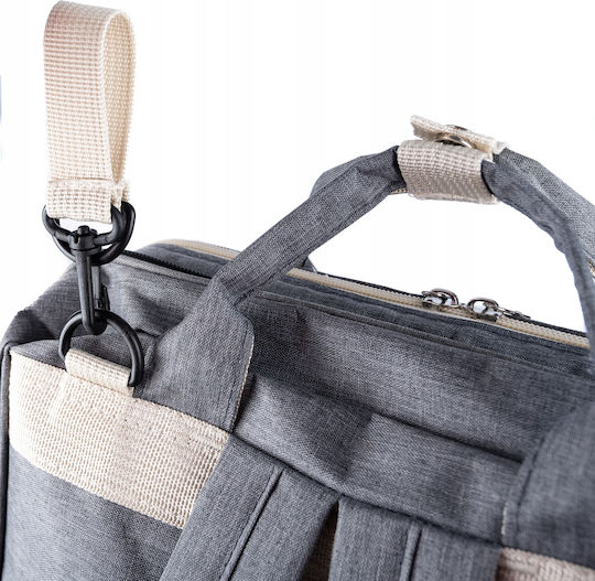 Diaper Bag Gray 41x30x19cm.