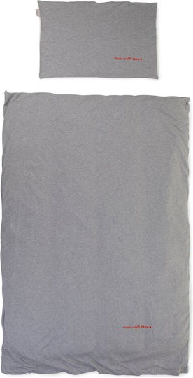 Childhome Set Copertă de Pătuț cu Față de Pernă Dots 100x140cm. Childhome Set Copertă de Pătuț cu Față de Pernă Dots 100x140cm.