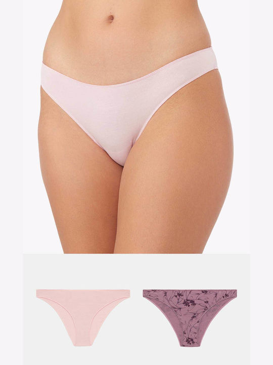 Minerva Damen Slip Rosa