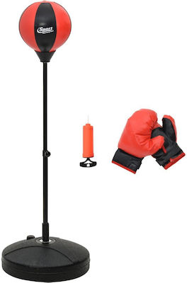 vidaXL Leather Speed Punching Bag Multicolour