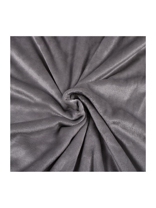 Κουβέρτα Γούνινη Διπλή 200x220εκ. Gray