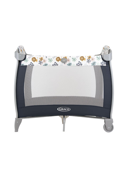 Graco Contour Electra Laufstall 2 Ebenen mit Wickeltisch & Matratze Crib Into the Wild 92.5x65cm