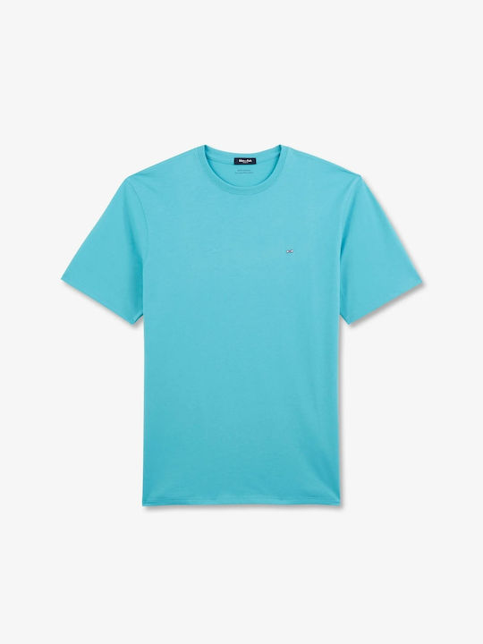 Eden Park Men's Short Sleeve T-shirt Light Blue