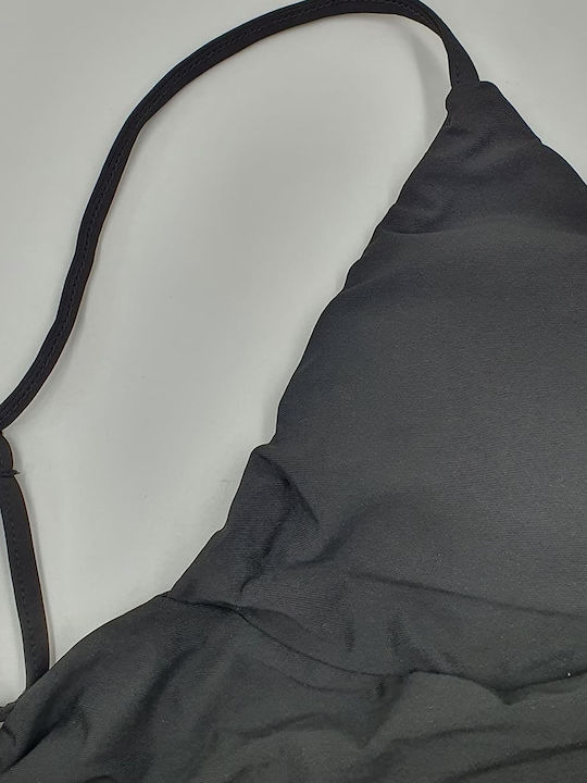 Set Bikini Ψηλόμεσο Μαυρο