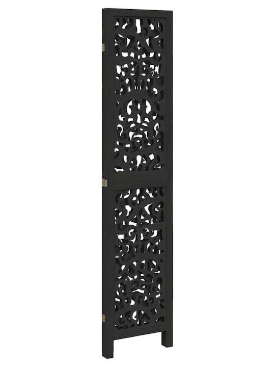 vidaXL Decorativ Paravan Lemn cu 3 Panouri 105x180cm