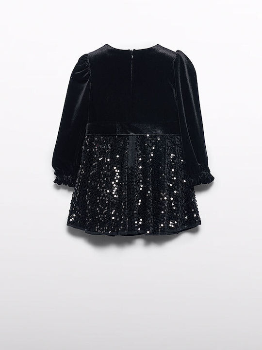 Abel & Lula Children's Dress with Sequins black