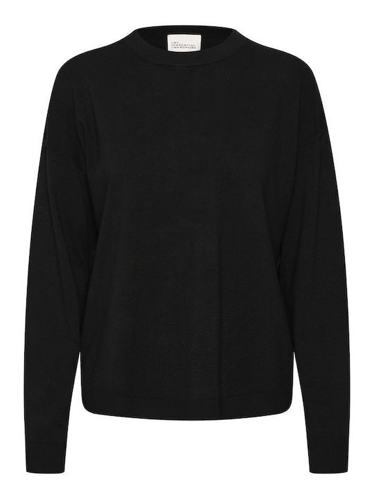 My Essential Wardrobe Damen Pullover Black