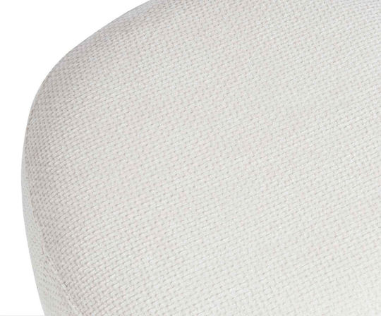 Bean Bag Chair Stool Audry White 60x60x41cm