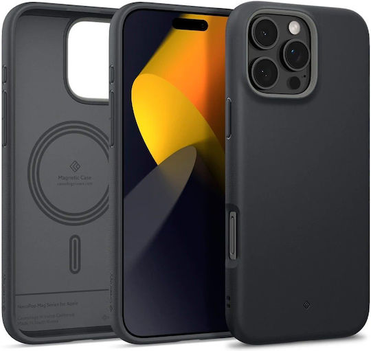 Caseology Back Cover Σιλικόνης Μαύρο (iPhone 16 Pro Max)
