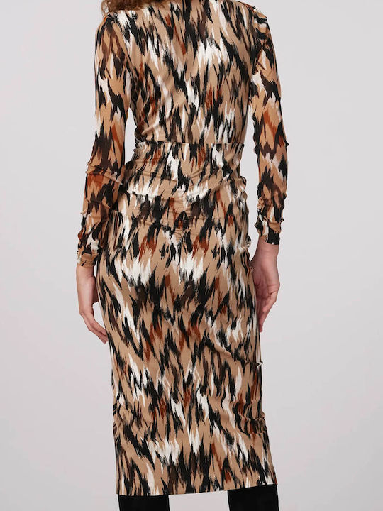 Diane Von Furstenberg Kleid Camel