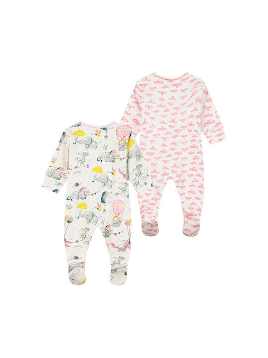 Energiers Baby Bodysuit Set Multicolour 2pcs