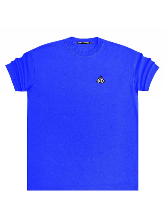 Tony Couper Herren T-Shirt Kurzarm BLUE