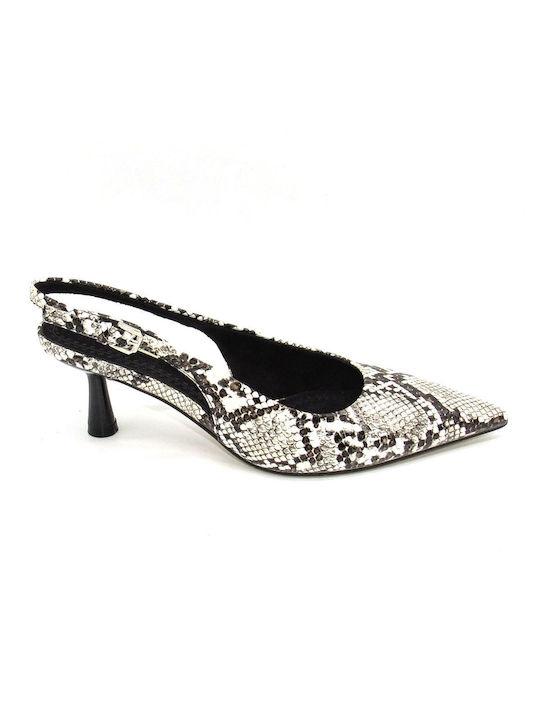 Corina Pumps mit Riemchen & mittelhoher Absatz Animal Print