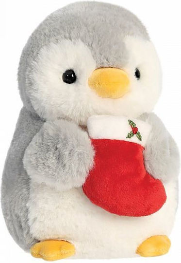 Pom Pom Plush Penguin Doll 20cm Sock