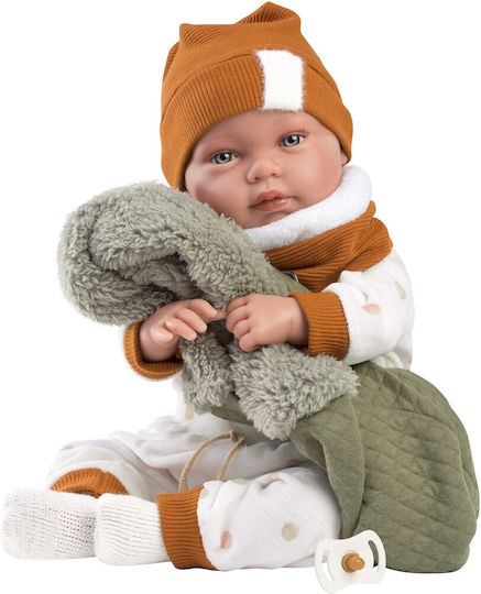 Llorens Juan Baby-Puppe Neugeborenes Junge 44 cm