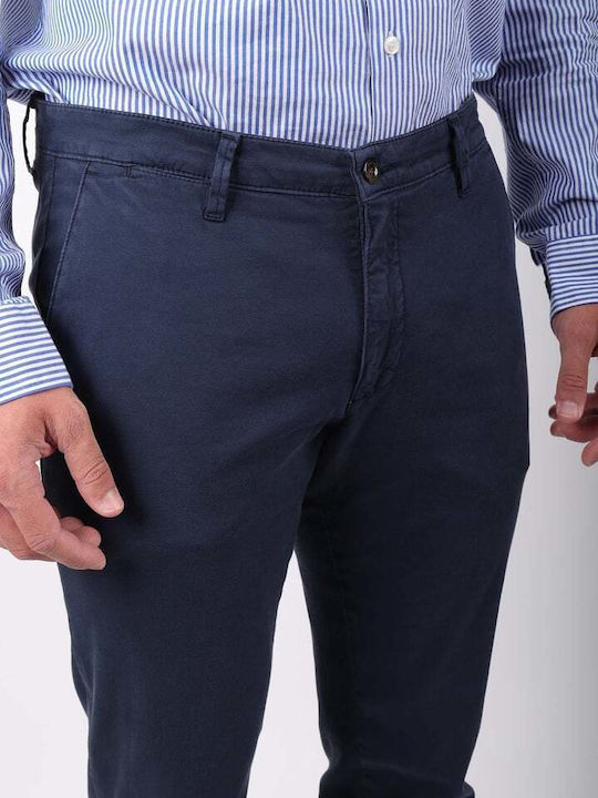 Trousers Chino in Slim Fit Blue