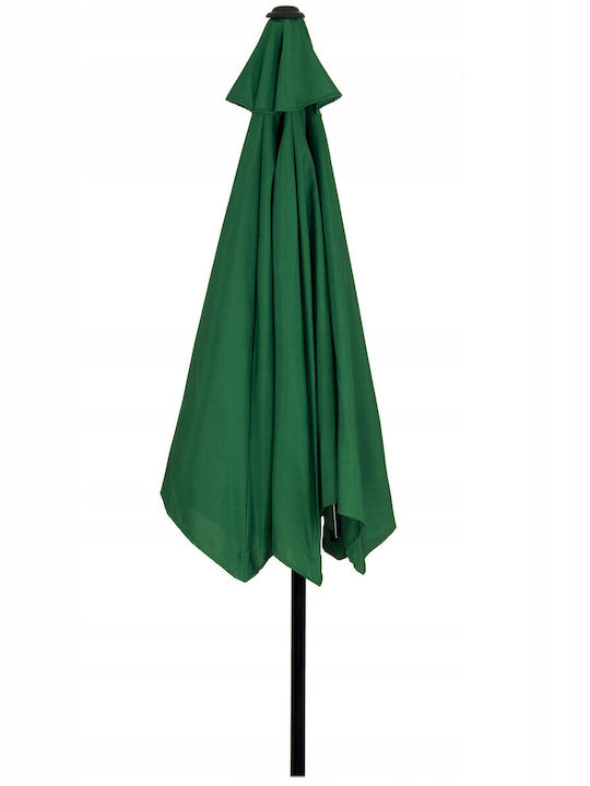 Umbrelă Rotundă Metalică Verde Φ2.5m
