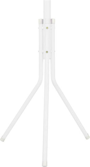 Metallic Coat Rack White 177cm
