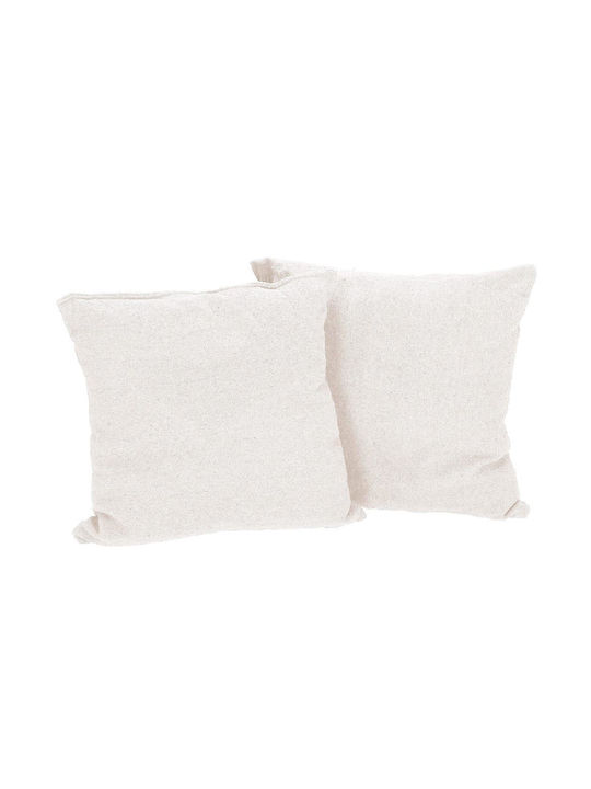 Scaun-Aiură material textil Ecru 130x100buc