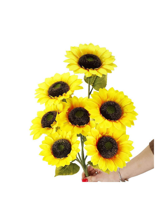 Strauß aus künstlichen Blumen Heliotropium Gelb 57cm