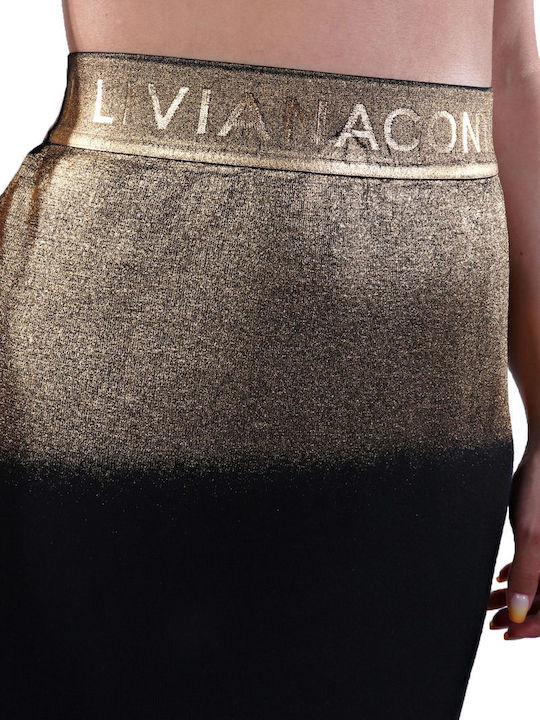 Midi Skirt Gold/Black