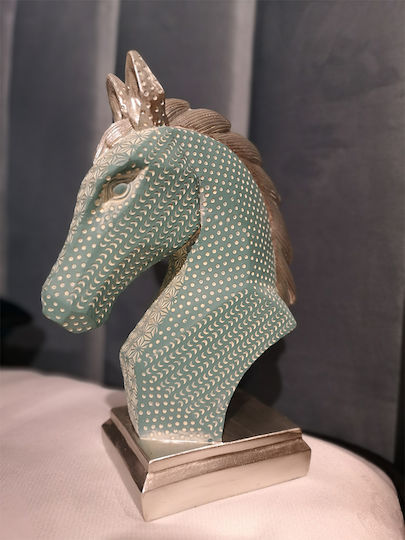 InTheBox Decorative Horse Polyresin Koos in Bay Leaf Mint 19.5x10.5x27cm 1pcs