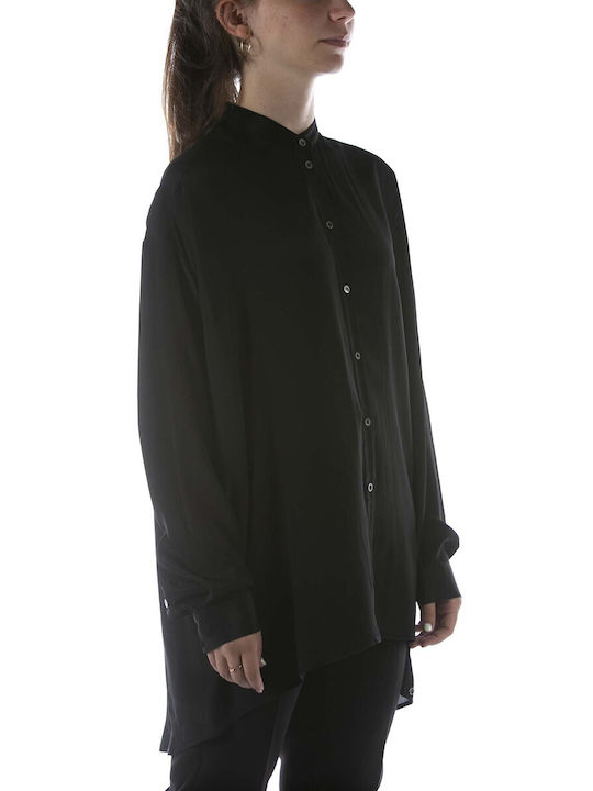 Ottod'ame Women's Long Sleeve Shirt Black