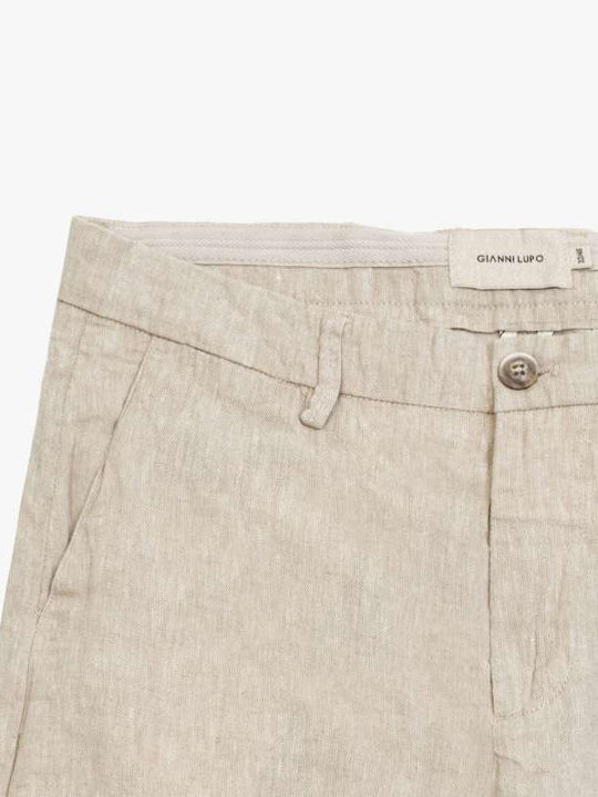 Gianni Lupo Men's Shorts Beige