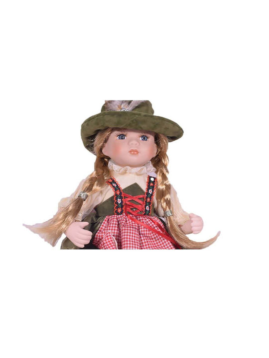 SP Souliotis Decorative Porcelain Doll made of Porcelain 16x8x30.5cm 1pcs