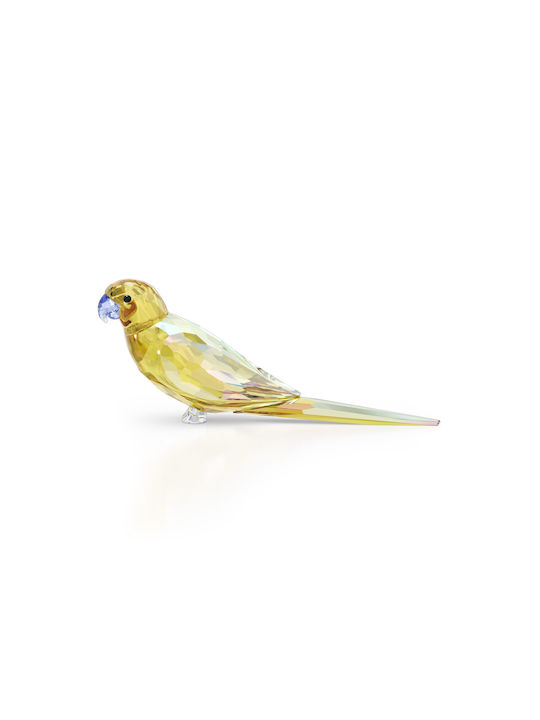 Swarovski Decorative Bird made of Crystal Jungle Beats in Yellow 8.7x2.2x3.7cm 1pcs