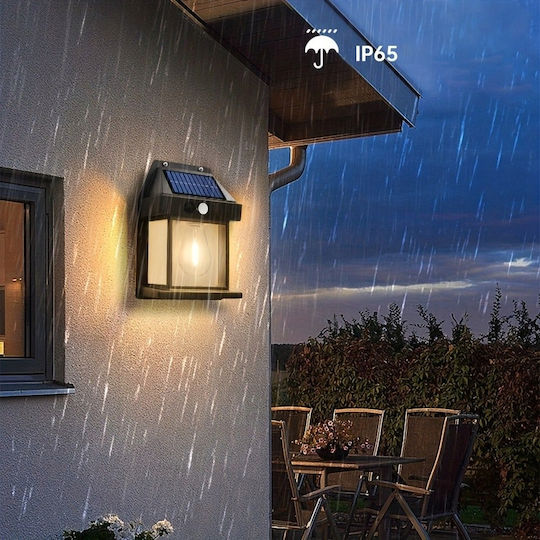 Solar Garden Wall Lamp 1200mah 21cm Xl Strong Ip65