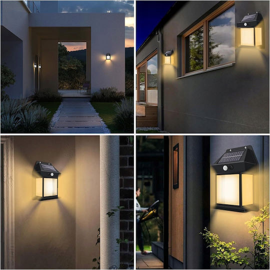 Solar Garden Wall Lamp 1200mah 21cm Xl Strong Ip65