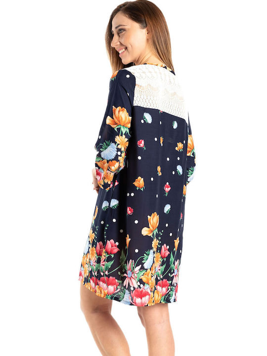 Rachel Damen Kleid Strand Floral