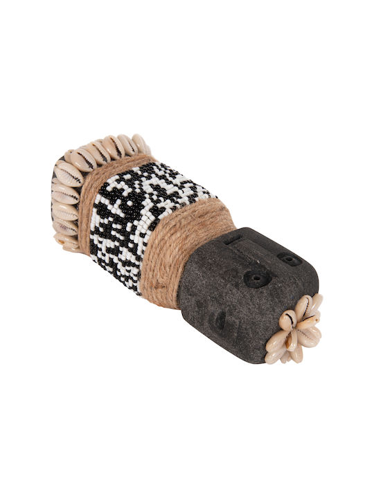 HomeMarkt Figurină Decorativă Statuetă Din Piatră Sumba 7x7x17cm