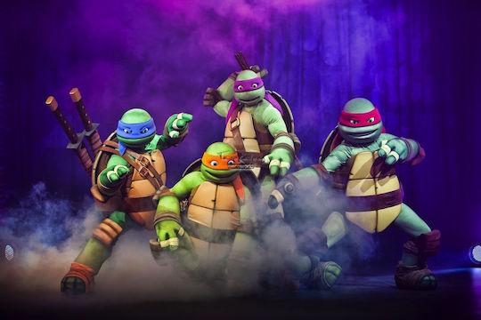 Pictură pe pânză pentru copii Teenage Mutant Ninja Turtles Knv034 80cm X 120cm