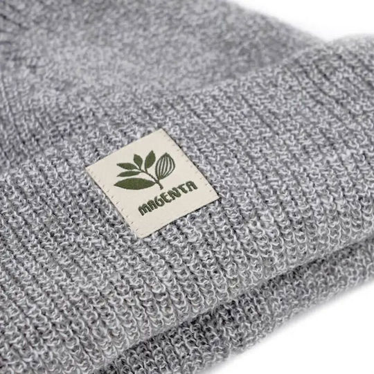 Beanie Unisex Σκούφος Πλεκτός σε Γκρι χρώμα