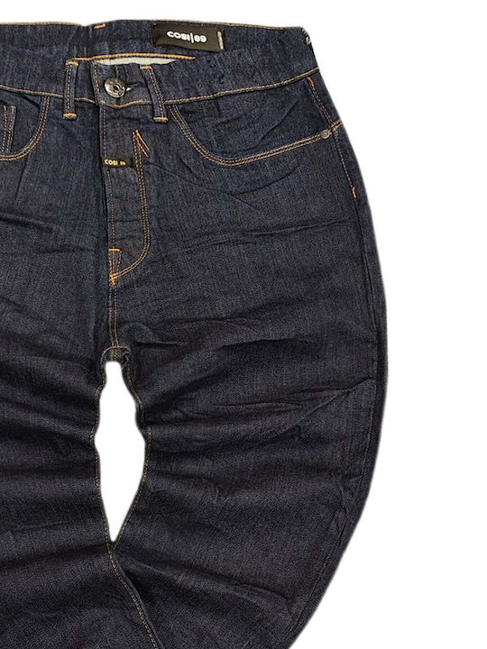 Pantalon De Blugi Elastic Cu Fit Slim Albastru Închis