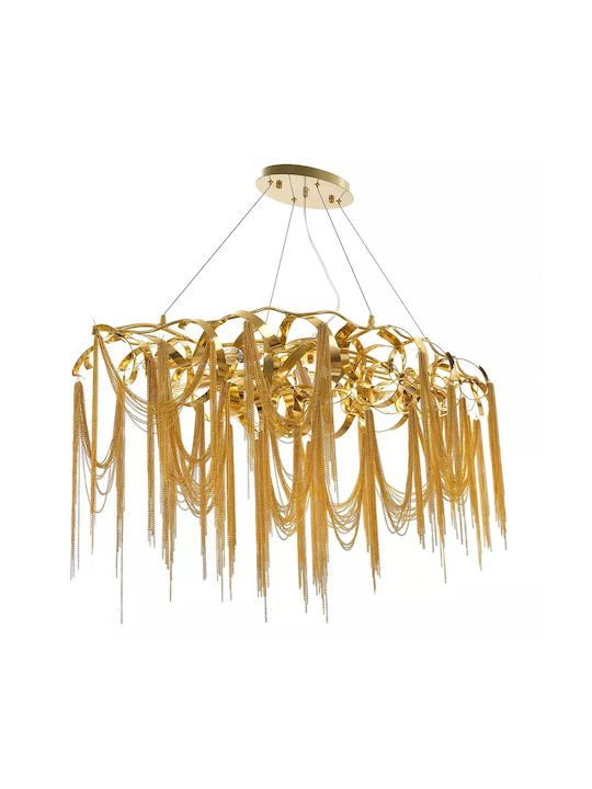 Cadence Chandelier Gold Elbulgaria 12xe14 3087/l120 Gd