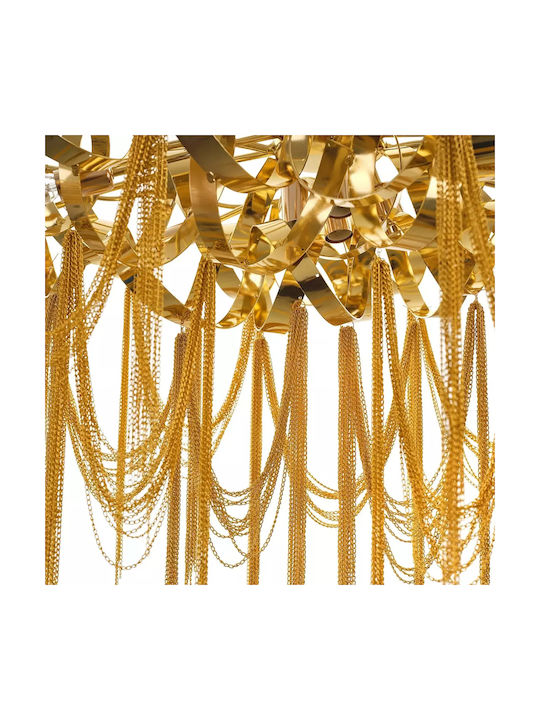 Cadence Chandelier Gold Elbulgaria 12xe14 3087/l120 Gd