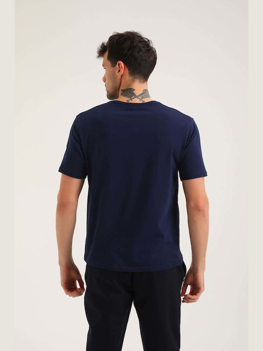 New World Polo Men's Short Sleeve T-shirt Navy