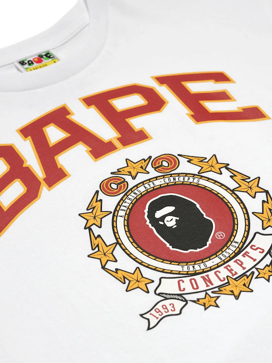 Aape By A Bathing Ape® Men's Short Sleeve T-shirt White