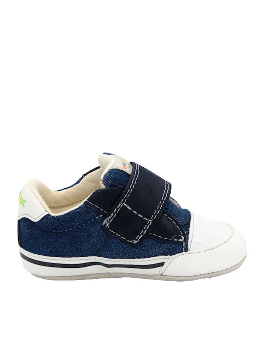 Geox Βρεφικά Sneakers Αγκαλιάς Μπλε